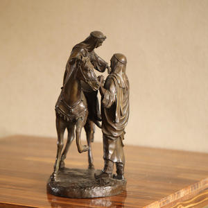 <span class=keywords><strong>Statuette</strong></span> en cuivre Collection Homme et <span class=keywords><strong>Cheval</strong></span> Meubles Décoration Figurine Artisanale pour les Fêtes d'Anniversaire de la Fête Nationale du Nouvel An - Product Image 3