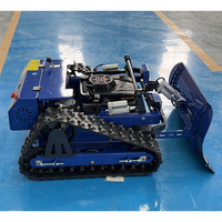Tondeuse à gazon télécommandée tout-terrain CE EPA, tondeuse robotisée à chenilles avec lames