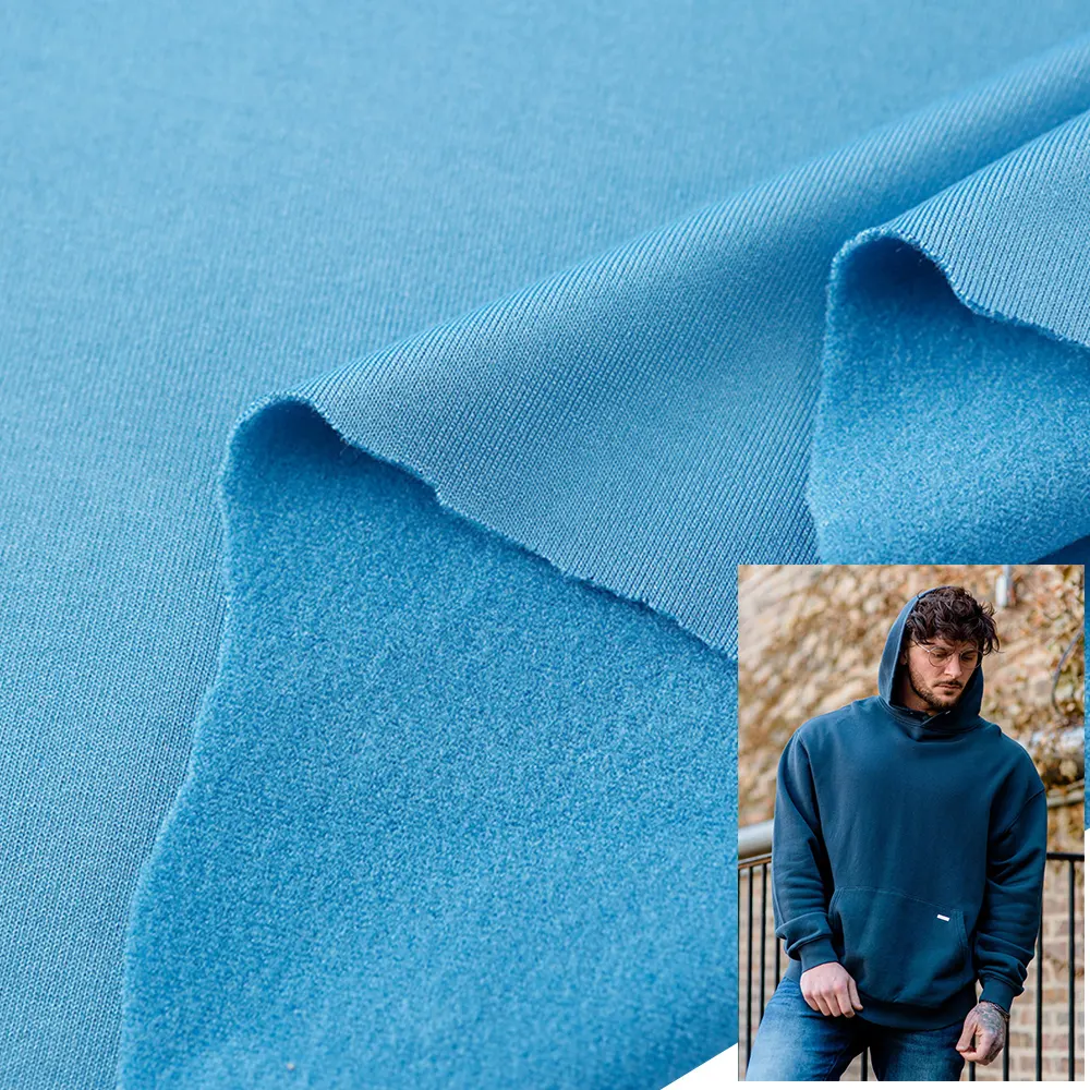 Wingtex Customized Fleece Finish Polyester 75 Spandex 25 Soft Shell Bonded Fleece Knit Fabric