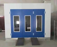 Cabine de peinture automobile écologique avec éclairage LED, lampes infrarouges, filtre haute efficacité, séchage à 80°C, taille personnalisable