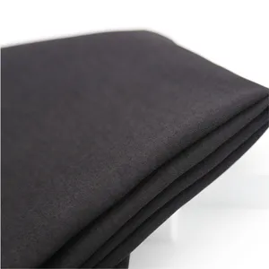 High Elastic Twill Dyed Woven Black Dress Crep Stretch Rayon Nylon Spandex Woven Fabric