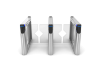 New Arrival Stainless Steel Swing Barrier Gate Brushless Motor IP54 Protection for Airport Safe Access Control Face Recognition