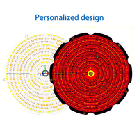 Carte PCB personnalisée élèvent le panneau de lumière conception libre spectre de plante panneau de lumière de plante UFO personnalisé 10W 20W 30W 40W 50W 80W 100W0150W 200W