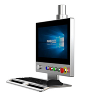 Pcap d'ordinateur à haute luminosité tout en un PC à écran tactile industriel à montage mural avec écran tactile Lcd