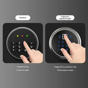 De Ling <span class=keywords><strong>Coffre</strong></span>-fort BX-M/D-CC Petite maison Mot de passe électronique Mini chevet Tout acier Vestiaire mural Installation murale invisible - Product Image 2