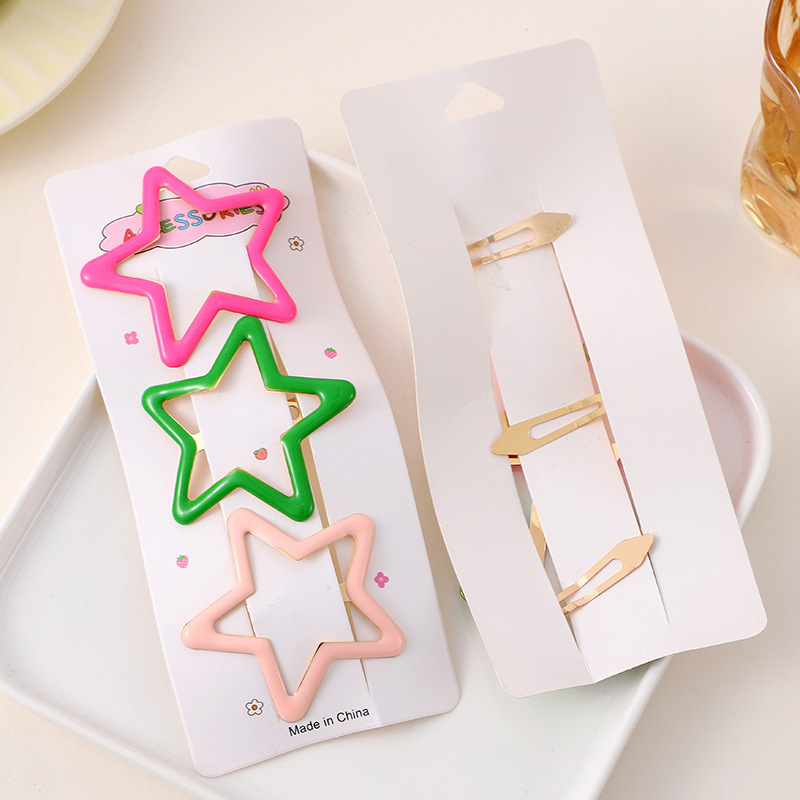 Five-pointed star hair clip, 16*6cm, 17.4g