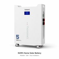 Batterie de secours solaire 5 kWh avec cellules de qualité solaire, directement de l'usine, moniteur intelligent WIFI CAN, 100 Ah, 15 unités en connexion parallèle