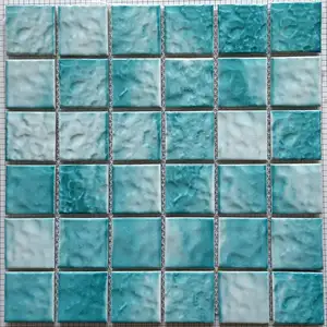 Green Natural Stone Marble Mosaic Small Size Swimming Pool Tile