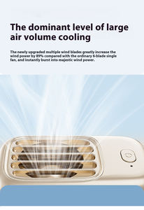 Nouvel appareil de refroidissement portable à porter à la taille, mini-ventilateur manuel pour extérieur - Product Image 6