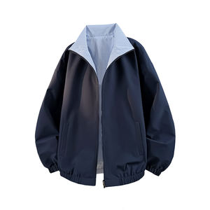 Chaqueta de Hombre con Logotipo Personalizado, Estilo Simple, Nueva Colección Primavera-Otoño, para Deportes al Aire Libre, Holgada, Estilo Coreano, Cómoda y Fresca - Product Image 5