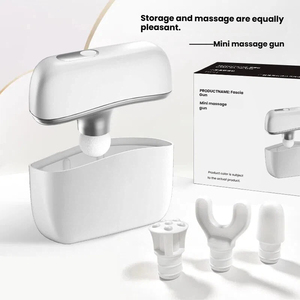 Mini Pistola per Massaggio Portatile da Donna, 10 Velocità, Rilassamento Muscolare, Pistola per Fascia con <span class=keywords><strong>4</strong></span> Testine, USB, Potente Massaggiatore - Product Image 6