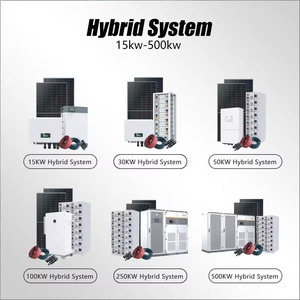 Système d'énergie solaire complet 10KW 20KW 50KW kit solaire système d'énergie solaire hybride domestique avec batterie au lithium - Product Image 5