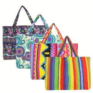 Sac fourre-tout en toile de coton réutilisable et écologique, imprimé sur mesure, avec fermeture éclair, idéal pour les voyages et taille personnalisable - Product Image 1