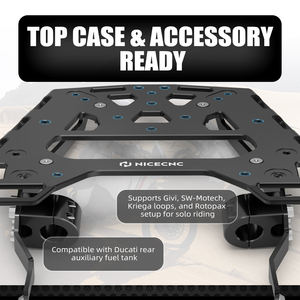 Portapacchi Posteriore NICECNC per <span class=keywords><strong>Ducati</strong></span> DesertX Rally, per Borse Portaoggetti e Borse Arrotolabili - Product Image 6