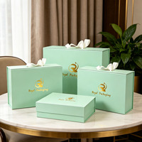Boîte pliante magnétique de luxe, logo personnalisé, boîte cadeau personnalisée avec ruban, boîtes magnétiques en stock, personnalisables dans toutes les tailles et couleurs