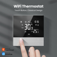 Termostato Inteligente WiFi con Panel Táctil AVATTO WT300 TUYA |   OEM/ODM Personalizable |   Sensor Multifuncional para Calderas Eléctricas/de Agua/Gas