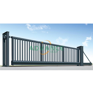 Porte coulissante en aluminium portail en porte-à-faux automatique opération électrique standard et personnalisé disponible - Product Image 5