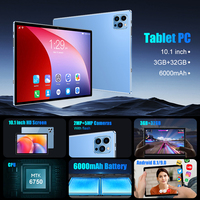 Tablette Tactile de Marque 10,1 Pouces, Usage Professionnel et Domestique, Double WiFi, Carte SIM, Octa Core, 3G+32G, Mt6750, 6000 mAh, Android 9.0, Appels 4G