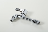 Meilleur prix Long cou bavoir robinet robinet 12cm simple eau froide épaissi pour cuisine et salle de bain utilisation de la Machine à laver