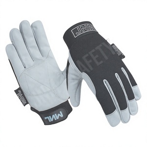 Guantes de Seguridad Diarios Amara, Reforzados con Cuero Sintético, Diseño de Palma y Dedos Tipo Silla de Montar, Resistentes al Calor y a los Cortes, Ajustables - Product Image 1