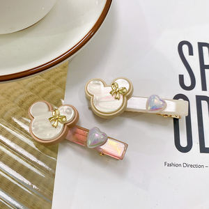 HONEY FLOWER Nuevo Pasador de Pelo con Diseño de Oso Brillante de Dibujos Animados, Pasador para Cabello Suelto, Clip Lateral, Accesorios Dulces y Femeninos para el Cabello - Product Image 4