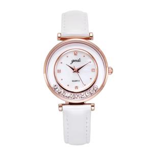 <span class=keywords><strong>Montre</strong></span> diamant en mouvement pour femme, bracelet en cuir, <span class=keywords><strong>montre</strong></span>-bracelet pour femme, montres élégantes à quartz - Product Image 3