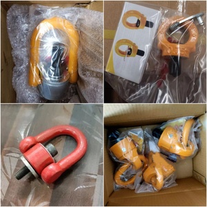 Anillas de elevación giratorias en forma de U de acero con recubrimiento en polvo, personalizables al por mayor, para embalaje en caja, con rosca UNC de 22.5 para elevación. - Product Image 5
