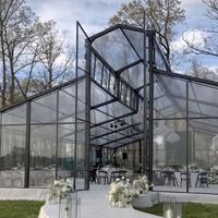 Tentes de réception de style français pour événements en plein air, 200-500 personnes, avec structure en aluminium