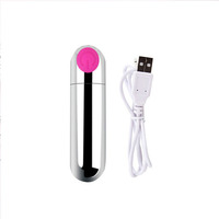 Leistungsstarker Bullet-Vibrator G-Punkt-Stimulation Weiblicher Klitoris-Stimulator USB-Aufladbar Erotisches Sexspielzeug für Erwachsene