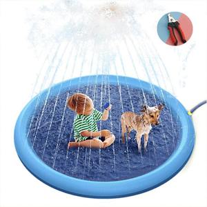 Nueva estera de rociador de agua plegable antideslizante <span class=keywords><strong>para</strong></span> piscina de baño de perro mascota de PVC <span class=keywords><strong>para</strong></span> exteriores <span class=keywords><strong>para</strong></span> nadar <span class=keywords><strong>para</strong></span> <span class=keywords><strong>Amazon</strong></span> - Product Image 2