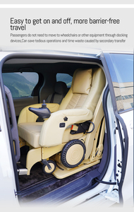 Voiture modifiée avec des sièges électriques réglables contrôlés par des tiges longitudinales actionnées certifié CE adapté aux personnes handicapées - Product Image 5