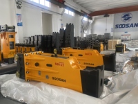 Marteau briseur SB121 pour excavatrices de 28 à 35 tonnes, burin de 155 mm, accumulateur moteur automatique, jaune, garantie 1 an, usage minier