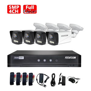 Nhà Máy 5MP 4CH <span class=keywords><strong>AHD</strong></span> <span class=keywords><strong>Camera</strong></span> Kit an ninh Set <span class=keywords><strong>Camera</strong></span> Video 4 kênh CCTV <span class=keywords><strong>Camera</strong></span> an ninh Hệ thống đầy đủ màu sắc - Product Image 2