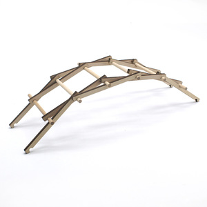 Kit de puente científico DIY, juguete educativo de madera para niños de 7 a 9 años, modelo de aprendizaje de mecánica, conjunto de construcción. - Product Image 4