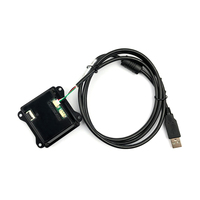 Rakinda RD4900 Scanner de codes à barres USB longue portée Station de péage haut débit Téléphone QR Lecteur de paiement pour parking Utilisation mobile Lumière
