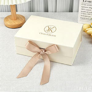 Custom Luxury Gold Foil Logo Black Magnetic Gift <b>Boxes</b> with Bow Tie - Luxury Collapsible Packaging <b>Boxes</b> for Gift - Product Image 3