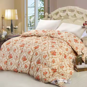 도매 100% 순면 신규 디자인 프린트 침대 시트 침구 세트 (킹/퀸 사이즈 베개 커버 포함) 다운 이불 - Product Image 1