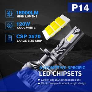 Sistema <span class=keywords><strong>de</strong></span> Iluminación Automotriz en Oferta, Luces LED para Auto H1 H3 H4 H7 H11 9005 9006 9012 Canbus, Bombilla LED para Faros Delanteros - Product Image 6