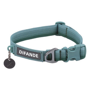 Kalung Anjing Mewah dari Nilon yang Tahan Lama, Lembut, Bernapas, Ramah Lingkungan, Dapat Disesuaikan, dengan Gesper Lepas Cepat untuk Jalan-Jalan & Pelatihan di Luar Ruangan - Product Image 2