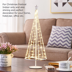 Branches en spirale Led personnalisées, 50 pièces, décorations artificielles, <span class=keywords><strong>étoile</strong></span>s en verre, décor moderne en métal pour extérieur, arbre <span class=keywords><strong>de</strong></span> noë<span class=keywords><strong>l</strong></span>, 425mm - Product Image 6