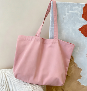 Bolsas de compras reutilizables y reciclables de tamaño personalizable, bolsas de compras de lona de algodón orgánico - Product Image 2