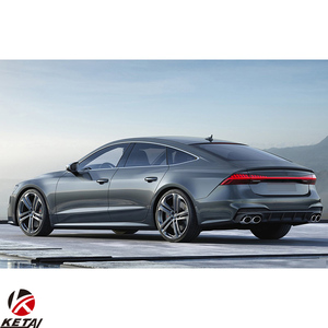 Difusor Trasero de Parachoques de Coche Estilo <span class=keywords><strong>S7</strong></span>, PP ABS con Acero Inoxidable para AUDI A7 S 2019+ - Product Image 5