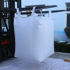 Factory Direct Sale Cross Corner Loop Bulk Bag 1 Ton Jumbo Fibc Big Bag Super Sack With Anti-Sift