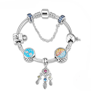Braccialetto con ciondoli a catena di serpente 3mm in <span class=keywords><strong>argento</strong></span> Sterling <span class=keywords><strong>925</strong></span> Design classico - Product Image 1