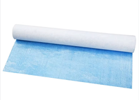 Feuille de protection de sol amovible, autocollante, imperméable, anti-poussière et résistante à l'usure pour la rénovation de la maison