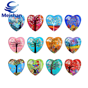 Aimant de réfrigérateur rond en gros Meishan, <span class=keywords><strong>arbre</strong></span> de vie, <span class=keywords><strong>dessin</strong></span> animé, décoration de la maison, aimant pour porte de réfrigérateur, tableau blanc, montage sur réfrigérateur - Product Image 1