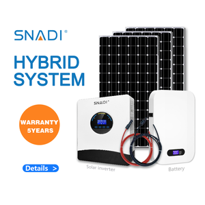 Snadi hoàn thành tắt lưới 10KW hệ thống năng lượng mặt trời 10 kW năng lượng mặt trời 10000W bảng điều khiển năng lượng mặt trời Kích thước nhỏ Trọng lượng nhẹ 220V hệ thống năng lượng mặt trời - Product Image 1