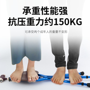 Chaise pliante Dinglian bleue en aluminium avec trépied pour personnes âgées, aide à la mobilité - Product Image 5