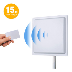 10-15m Tích hợp <span class=keywords><strong>UHF</strong></span> tầm xa đầu đọc <span class=keywords><strong>RFID</strong></span> 12dBi Antenna IP65 <span class=keywords><strong>TCP</strong></span> <span class=keywords><strong>IP</strong></span> wg26 RS232 RS485 giao diện cho bãi đậu xe quản lý xe - Product Image 1
