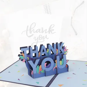 Thank You Greeting Cards/wholesale greeting thank you card packaging cards